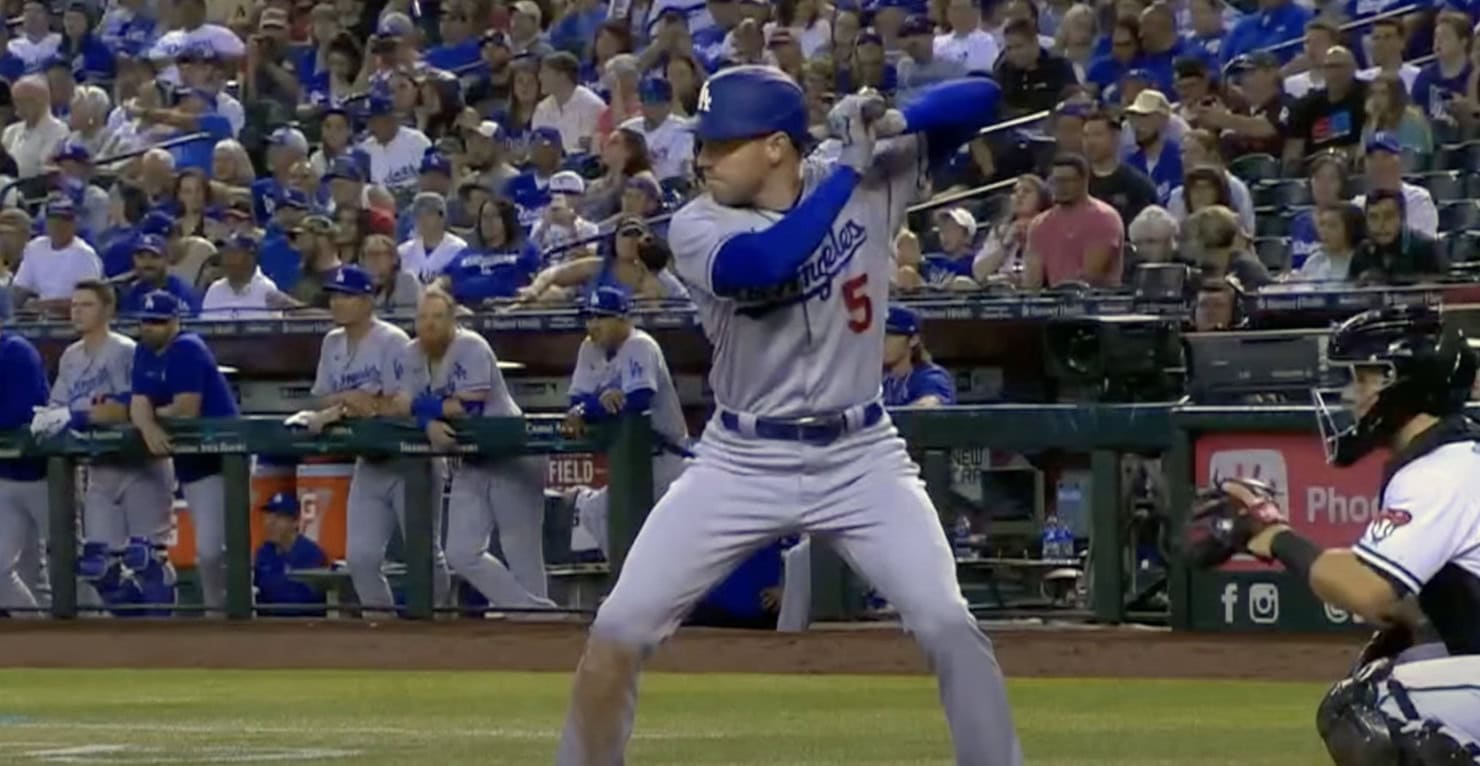Image of Freddie Freeman highlighting his reliability for first pick in fantasy drafts.